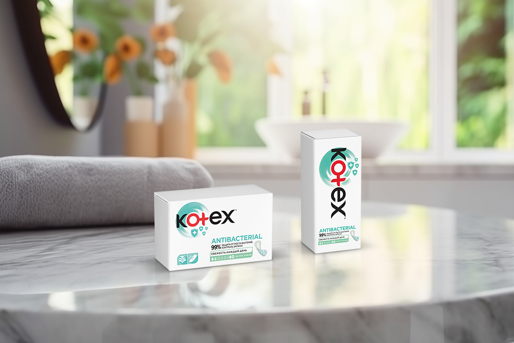 Kotex® Antibacterial ყოველდღიური