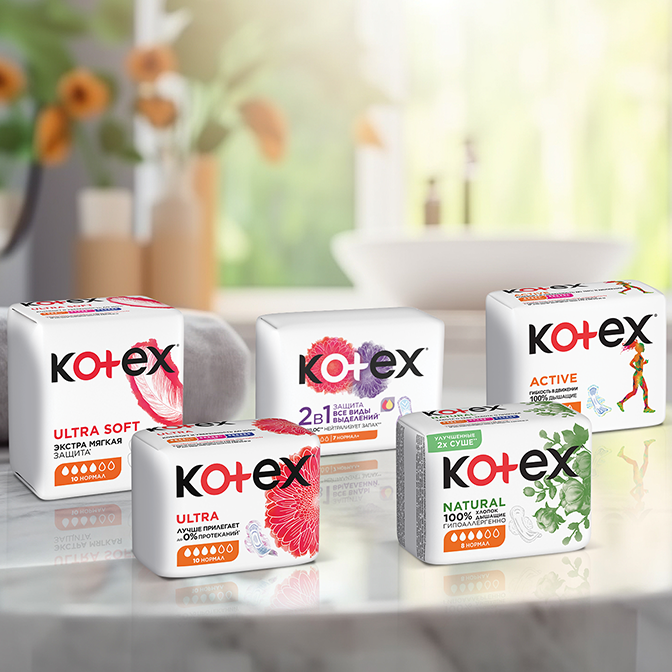 Kotex® ყველა საფენი