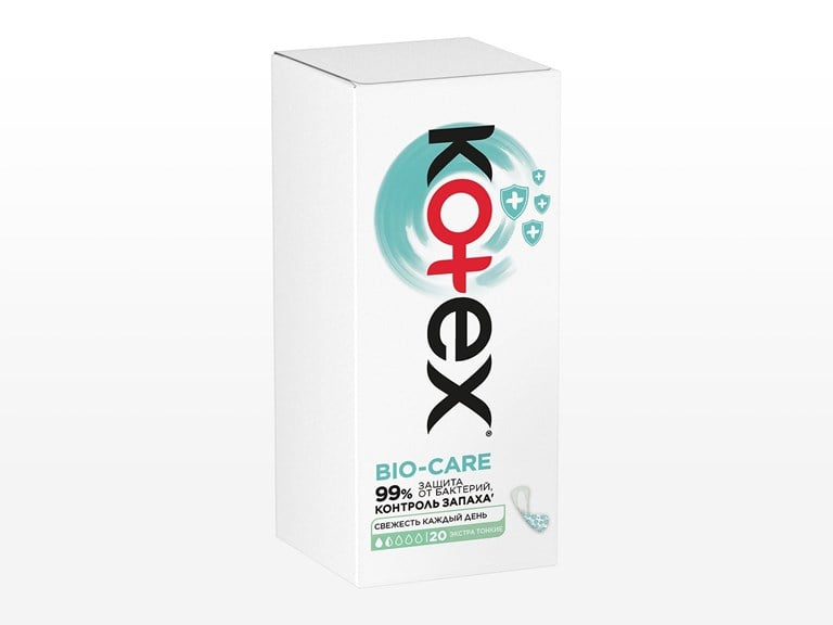 Kotex BioCare liners 20