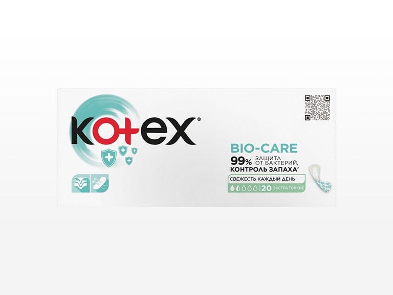 Kotex BioCare liners 20