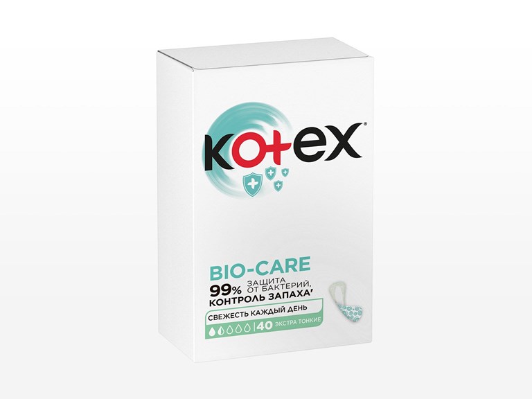Kotex BioCare liners 40